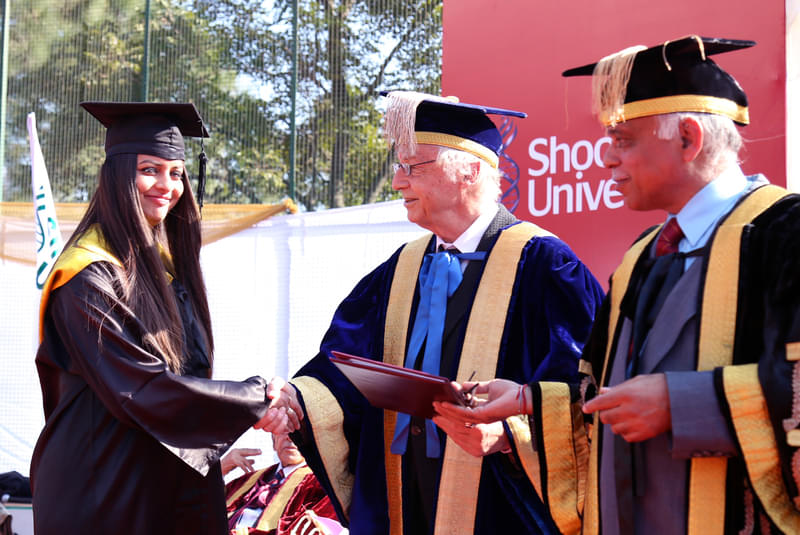 Faculty of Basic Sciences, Shoolini University Solan Convocation photo 4